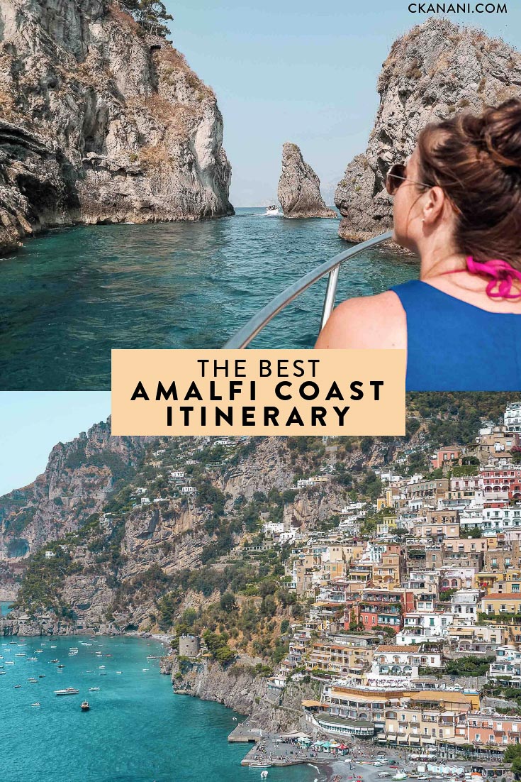 The best Amalfi Coast itinerary. A thorough travel guide for 3 to 5 days in Positano and the surrounding towns. Small town travel at it’s most beautiful! #italy #amalficoast #travel #smalltowntravel