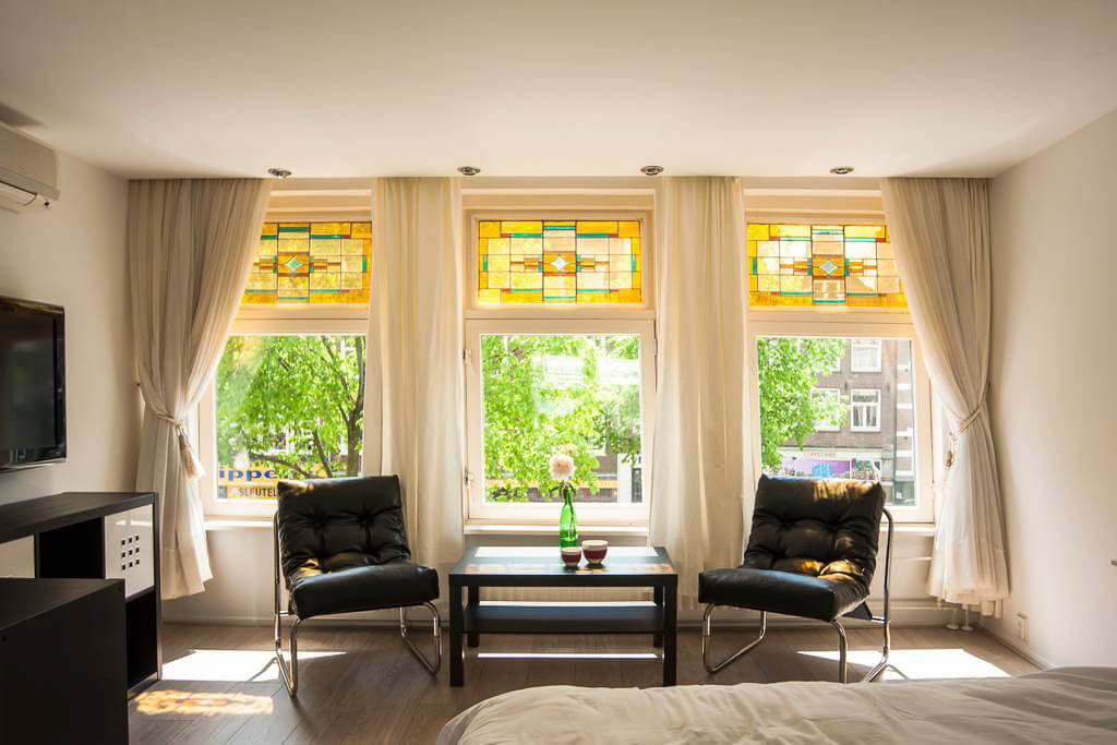 A canal view Airbnb in Amsterdam