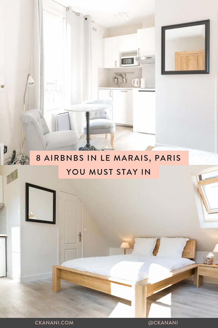 Heading to Paris and looking for a place to stay? Here are some of the best Airbnbs in the charming neighborhood of Le Marais! #paris #lemarais #marais #airbnb #travel