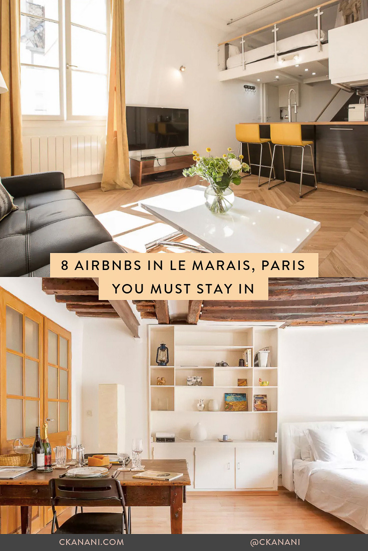 Heading to Paris and looking for a place to stay? Here are some of the best Airbnbs in the charming neighborhood of Le Marais! #paris #lemarais #marais #airbnb #travel