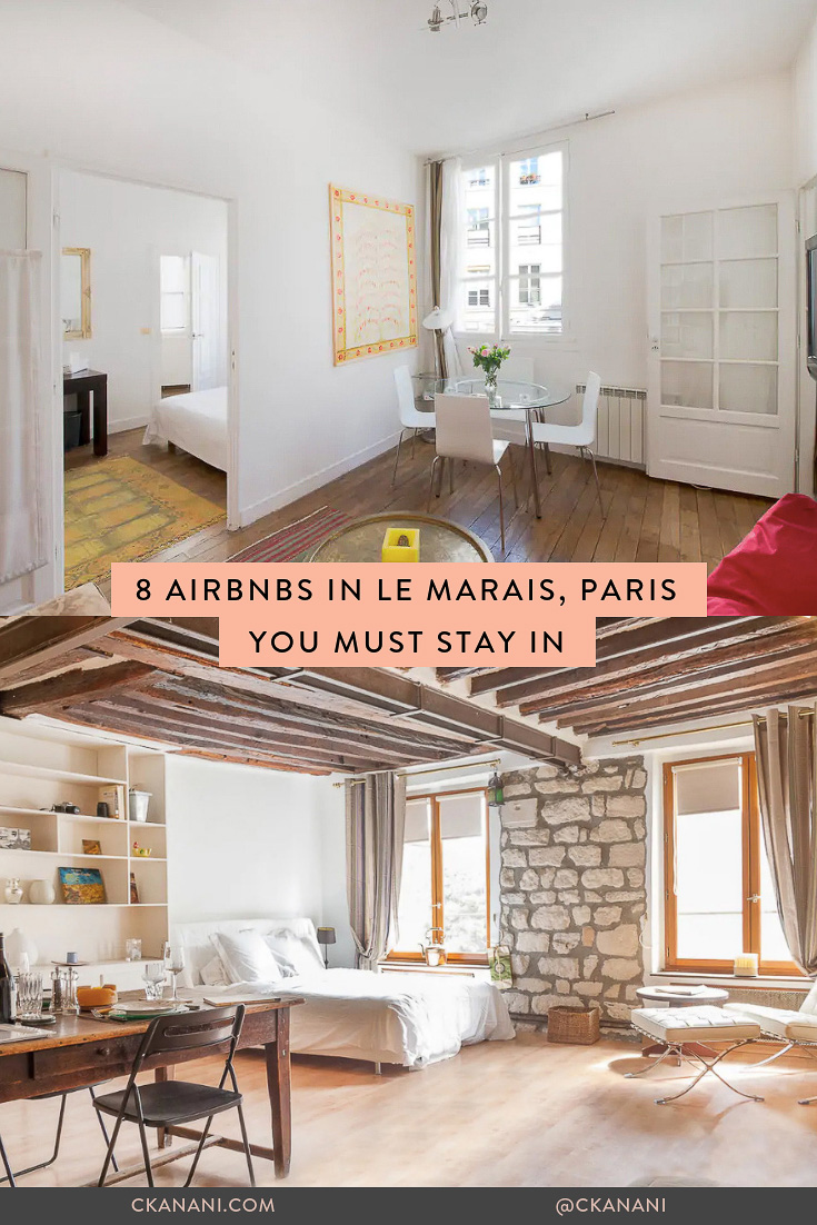 Heading to Paris and looking for a place to stay? Here are some of the best Airbnbs in the charming neighborhood of Le Marais! #paris #lemarais #marais #airbnb #travel