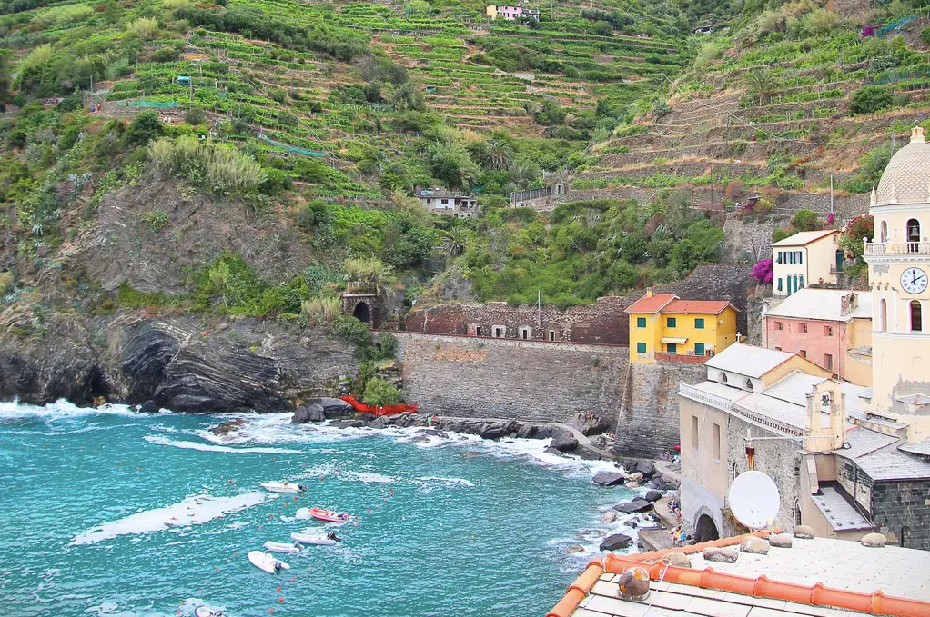 The view from this Airbnb Cinque Terre