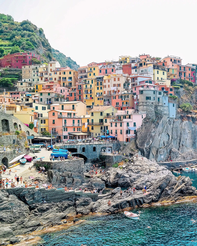 Manarola — while most people find Vernazza to be the most beautiful, I found Manarola to be breathtaking