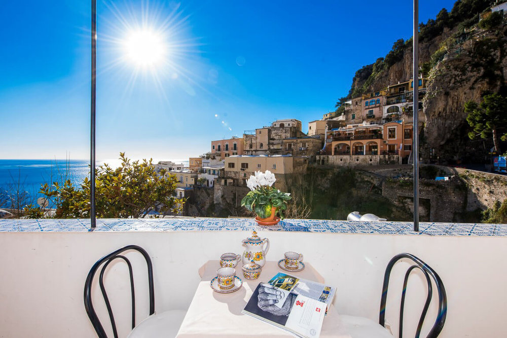 Views from the best bed &amp; breakfast Positano, Dimora del Podesta