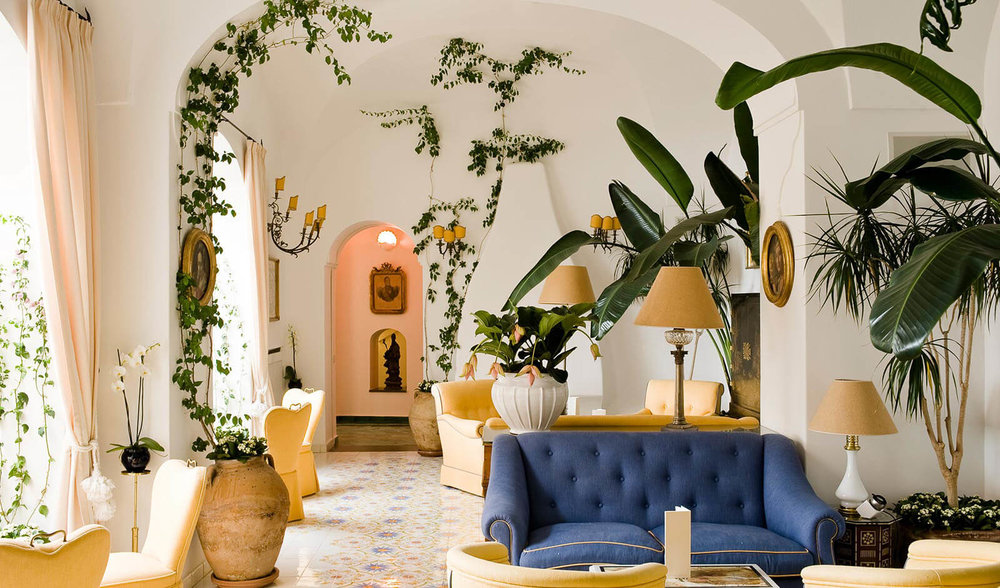 One of the best Positano luxury hotels, Le Sirenuse. A bit of a splurge but worth it!