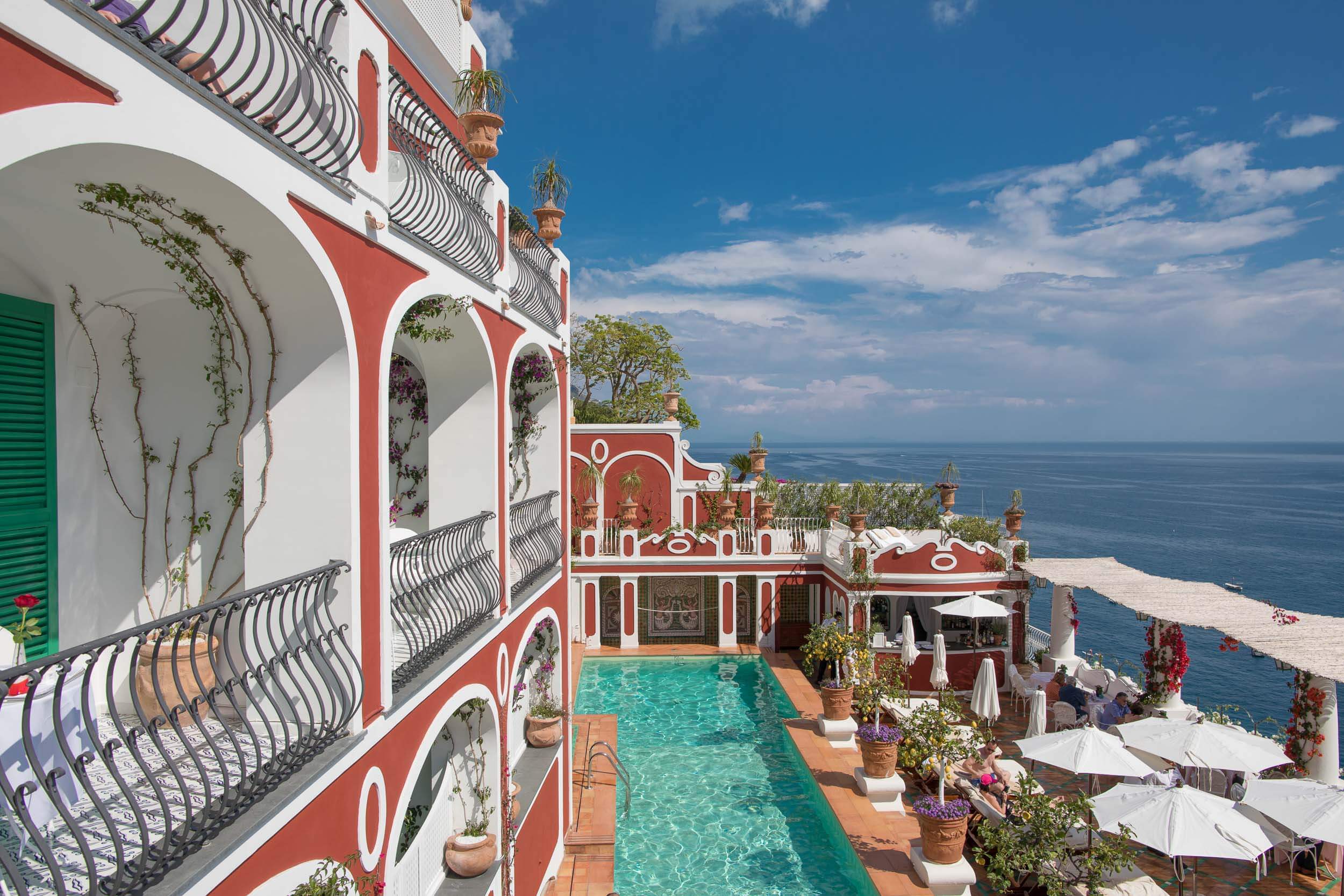 The best Positano hotel with pool - Le Sirenuse