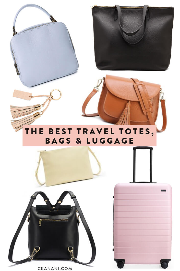 A guide to the best travel totes, bags, and luggage. The most functional, durable, fashionable, and even multi-purpose options. #luggage #travel #totes #travelbags #traveltips
