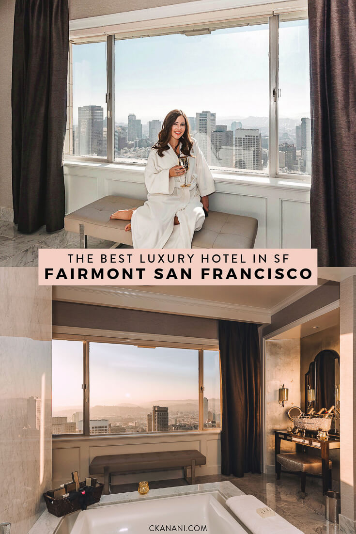 Famous hotels in San Francisco: The Fairmont SF, the best luxury hotel in San Francisco! #sanfrancisco #sf #bayarea #luxuryhotels #fairmontmoments