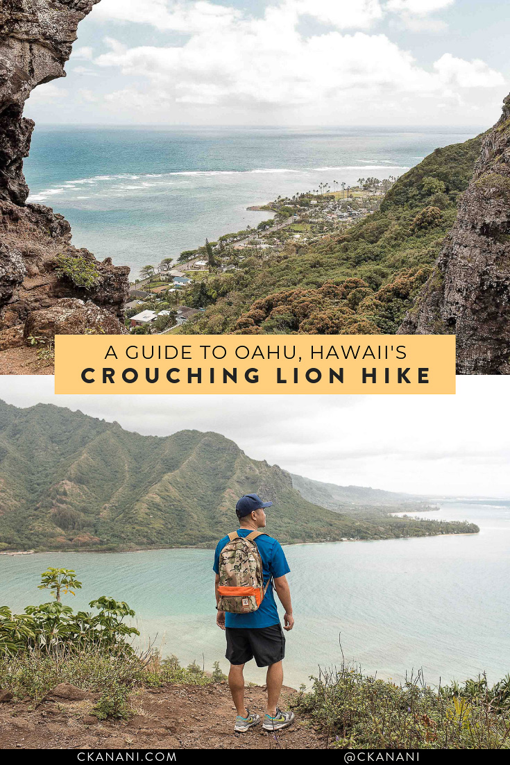 The Crouching Lion Hike Oahu is one of the best hikes in Hawaii. Here is everything you need to know before you go! #oahu #hawaii #hiking #crouchinglion #travelguide