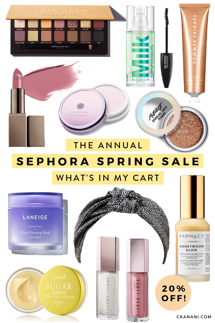The Beauty Insider Spring Sephora Sale - what’s in my cart. All of the best new beauty items I’ll be buying during the Sephora sale. Everything up to 20% off! #beauty #skincare #ltkbeauty #sephora
