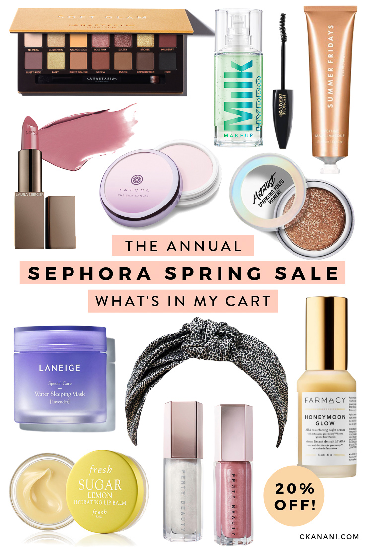 The Beauty Insider Spring Sephora Sale - what’s in my cart. All of the best new beauty items I’ll be buying during the Sephora sale. Everything up to 20% off! #beauty #skincare #ltkbeauty #sephora
