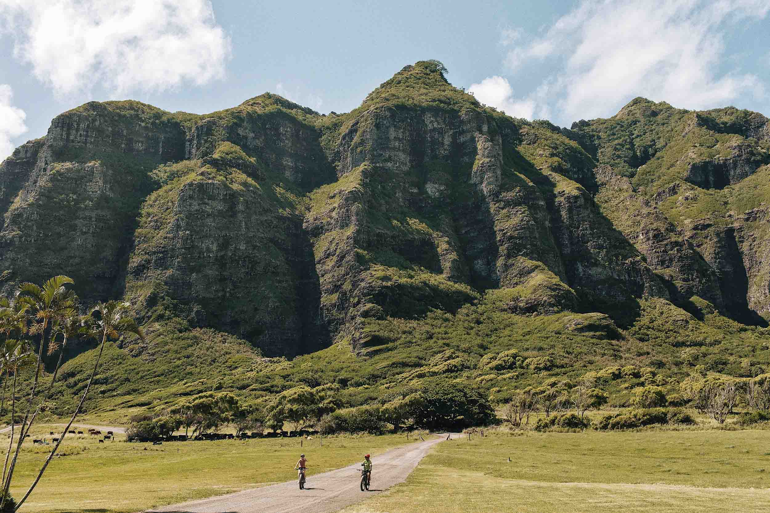 Kualoa Ranch e-bike tour is a fun way to see Jurassic Park Hawaii