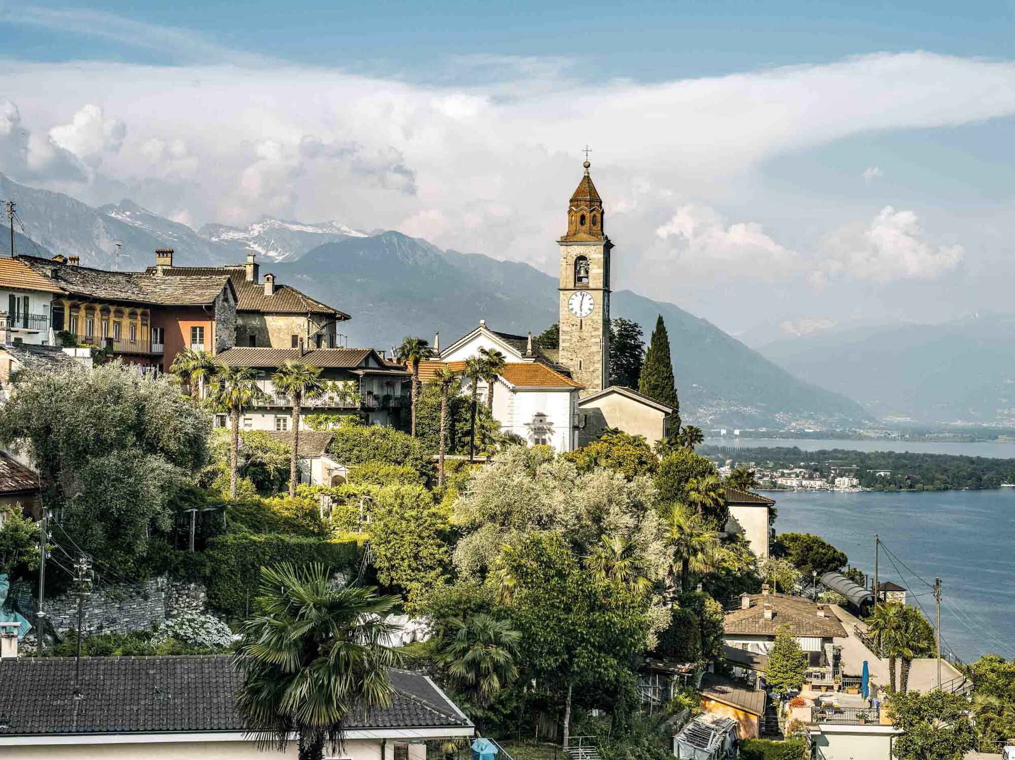 Church of Ronco sopra Ascona on Lake Maggiore. Copyright by: Switzerland Tourism