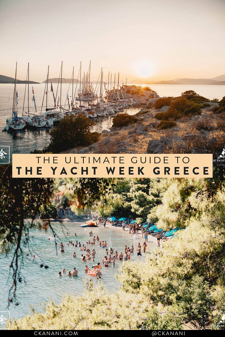 Everything you need to know about The Yacht Week Greece. What to bring, where you’ll go, and what you’ll do. #theyachtweek #tyw #yachtweek #yachtweekgreece #greece #travelguide