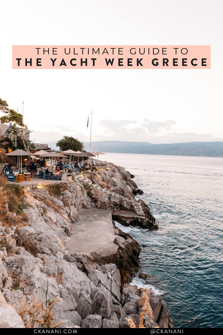 Everything you need to know about The Yacht Week Greece. What to bring, where you’ll go, and what you’ll do. #theyachtweek #tyw #yachtweek #yachtweekgreece #greece #travelguide