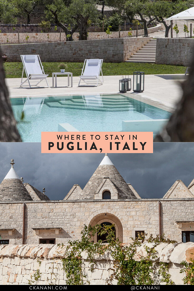 Where to stay in Puglia Italy: a guide to the best hotels and Airbnbs in Puglia’s most beautiful towns. #puglia #italy #traveltips #traveldestinations #europe #accommodation #hotelguide