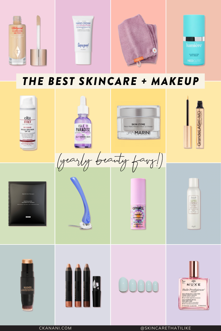 Yearly beauty review: the best skincare and makeup of 2019. #skincare #skincareroutine #makeup #makeuptips #beautyhacks #beautytips