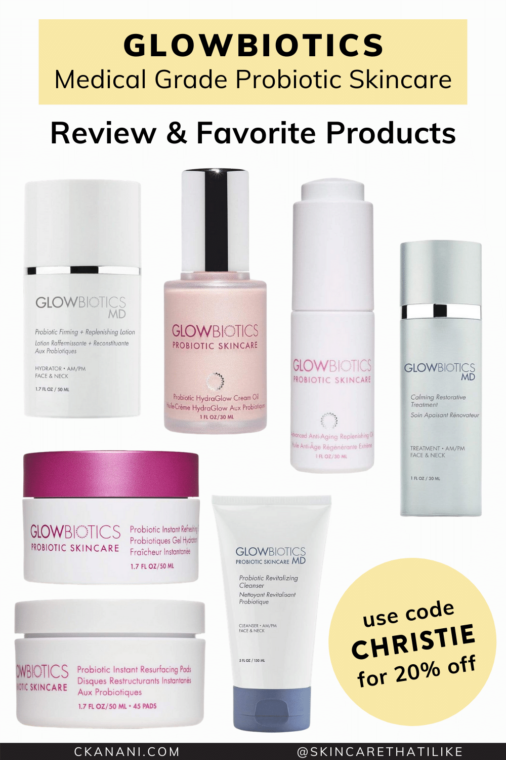 Glowbiotics Probiotic Skin Care: a product review + 20% off code. A fantastic medical grade skin care line. Looking for skin care products or an effective anti aging skin care routine? This is it.