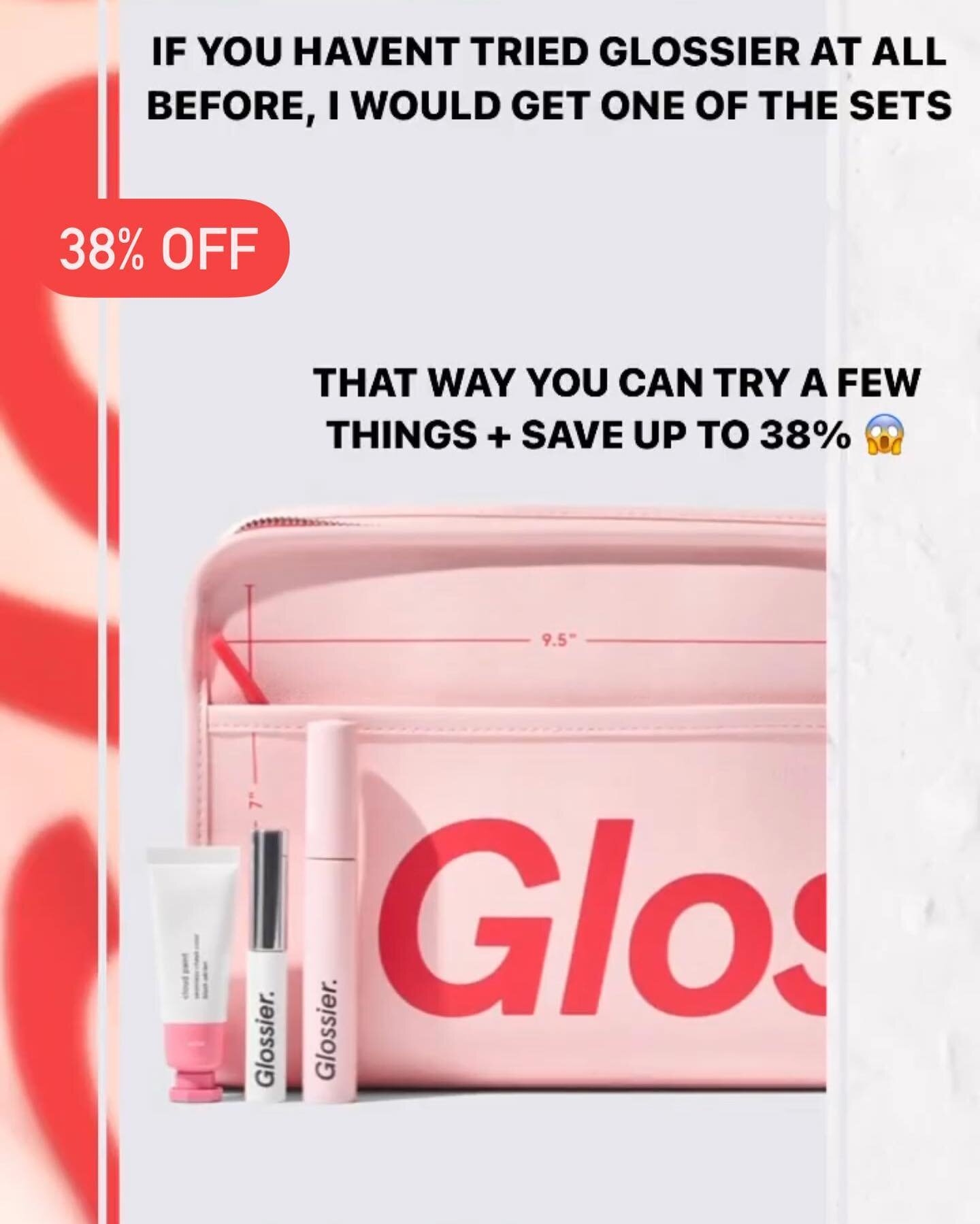 Last day for 20%+ off at @glossier! Click the link in my bio for all my recommendations 😘