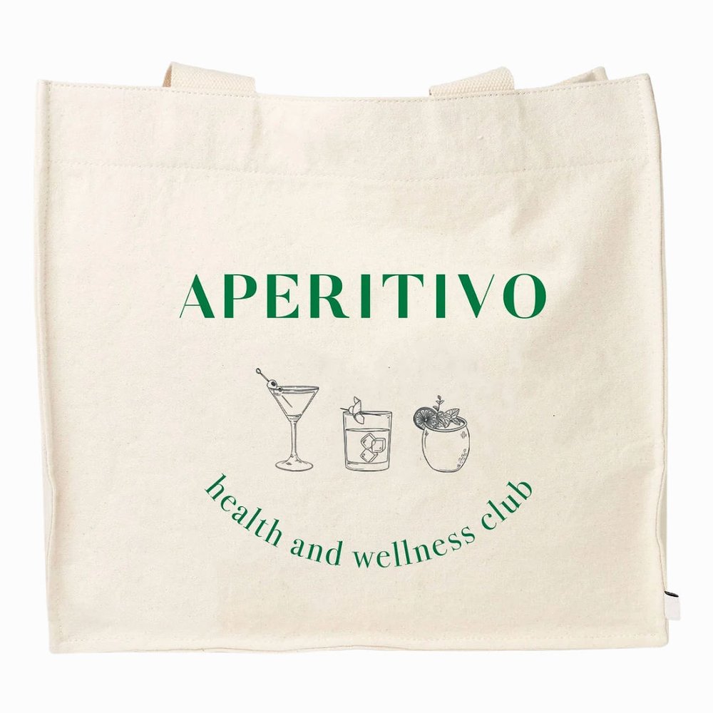 Aperitivo Health & Wellness Club Tote Bag