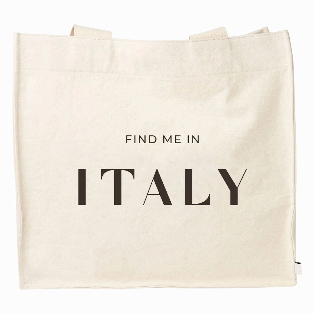 Find me in Italy Tote Bag Tote Grocery Bag