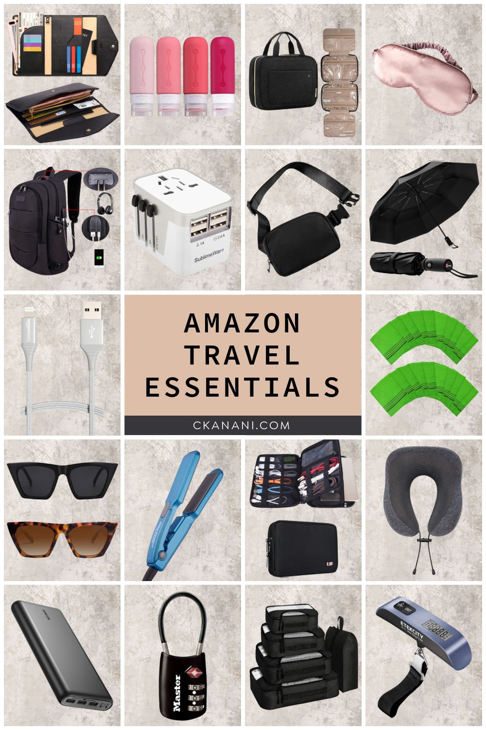 The best Amazon products for travel! Amazon travel essentials, Amazon products, Amazon prime, Amazon travel products, travel packing, travel packing hacks, travel packing tips, travel packing list