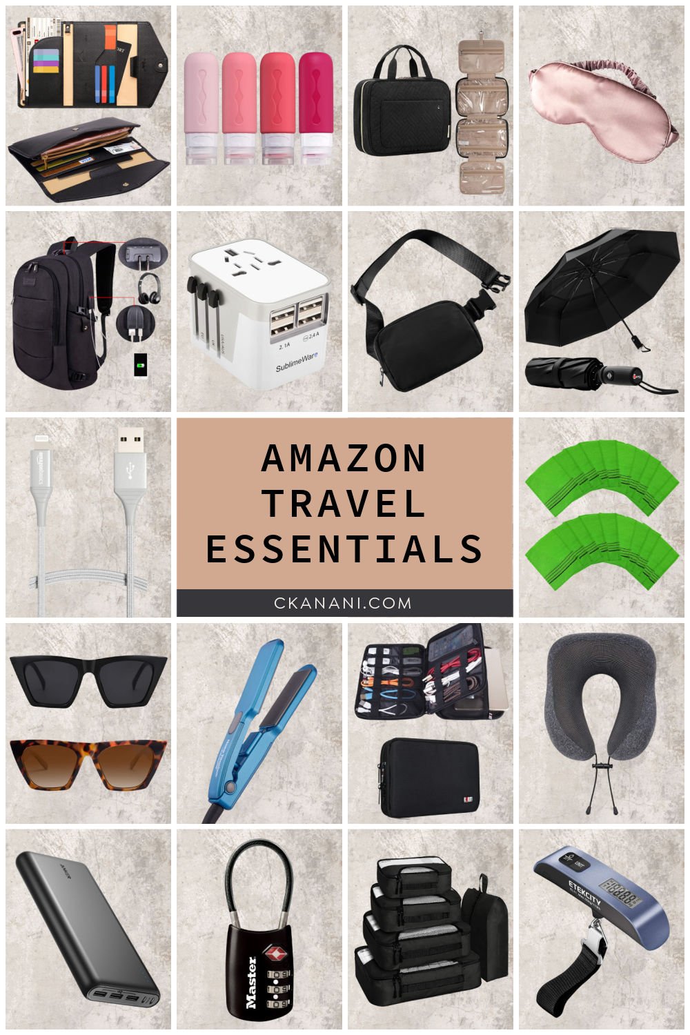 The best Amazon products for travel! Amazon travel essentials, Amazon products, Amazon prime, Amazon travel products, travel packing, travel packing hacks, travel packing tips, travel packing list
