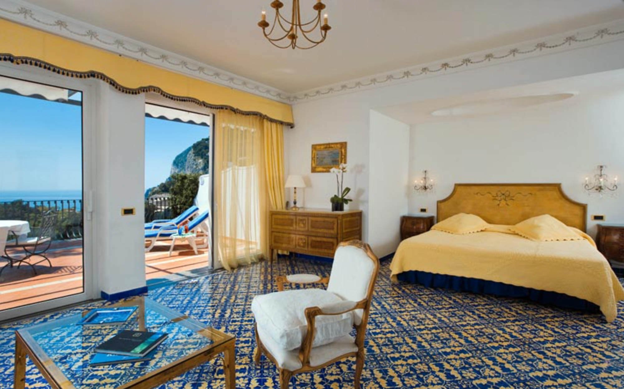 A room at Casa Morgano, 5 star hotel in Capri