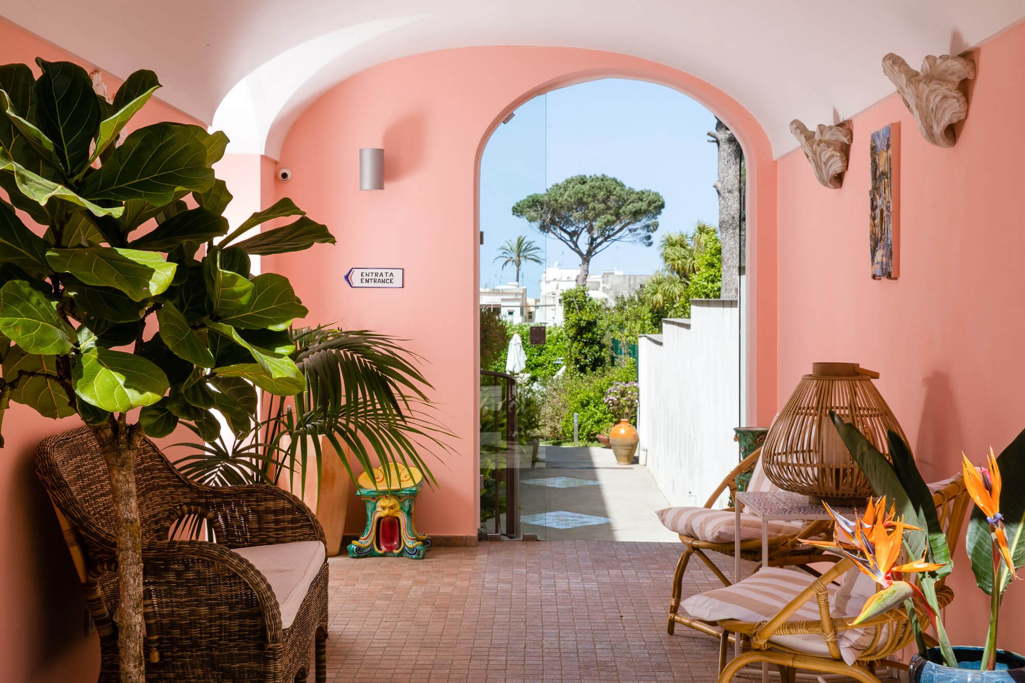 One of the most beautiful luxury hotels in Capri, Casa Mariantonia