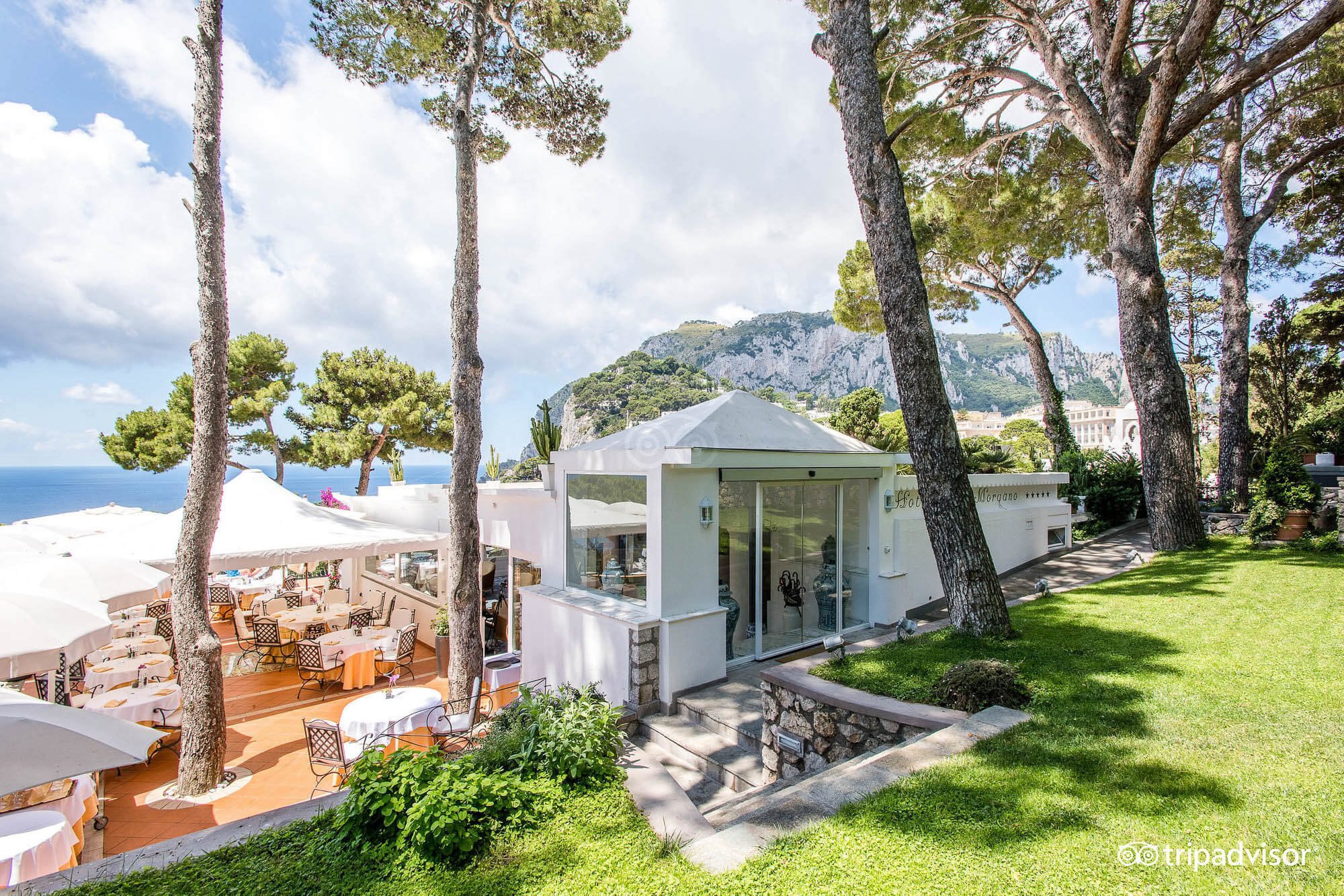 Casa Morgano, 5 star hotel in Capri, is set in a Mediterranean garden
