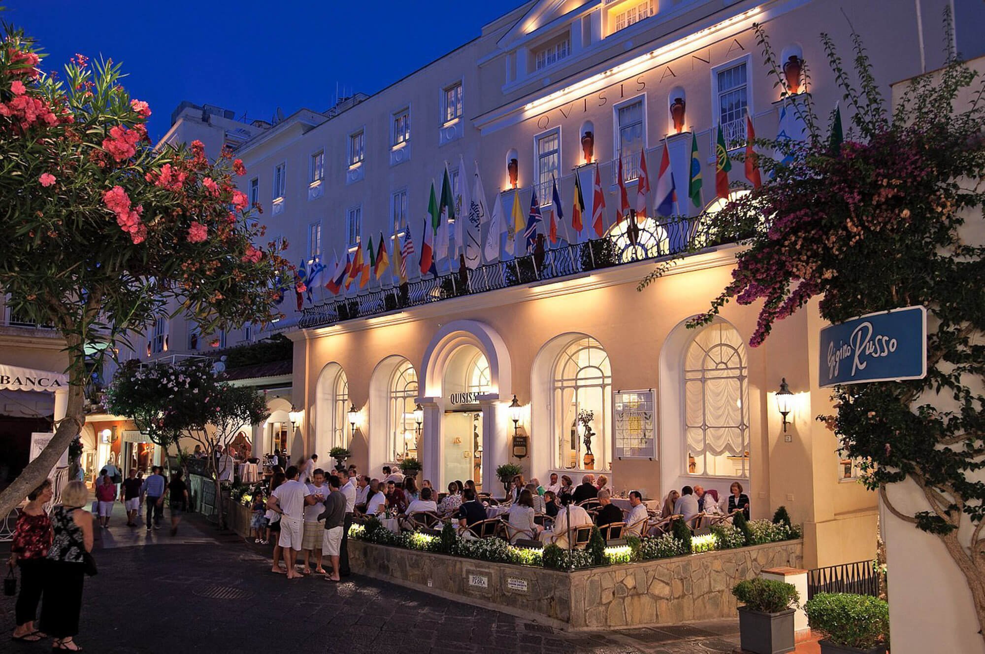 Celebrity favorite Capri luxury hotel, Grand Hotel Quisisana