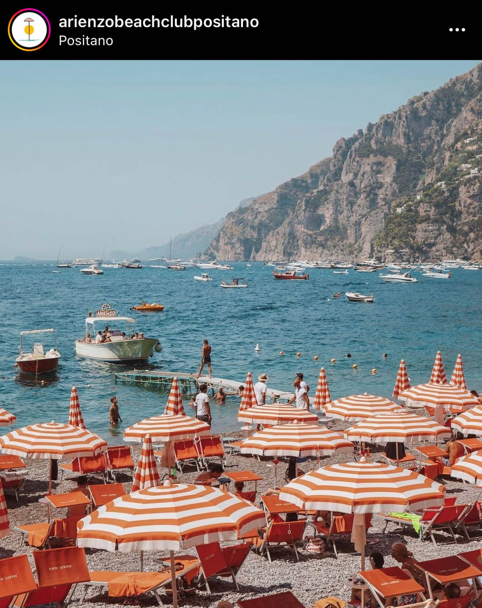 Best beach clubs in Positano? Arienzo Beach Club