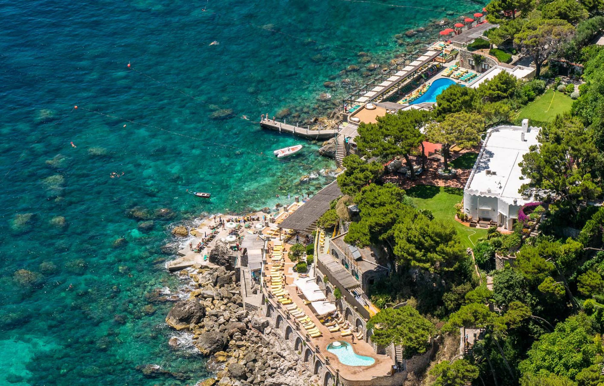 La Canzone del Mare, a Capri beach club, played in a major part in making Capri famous across the world