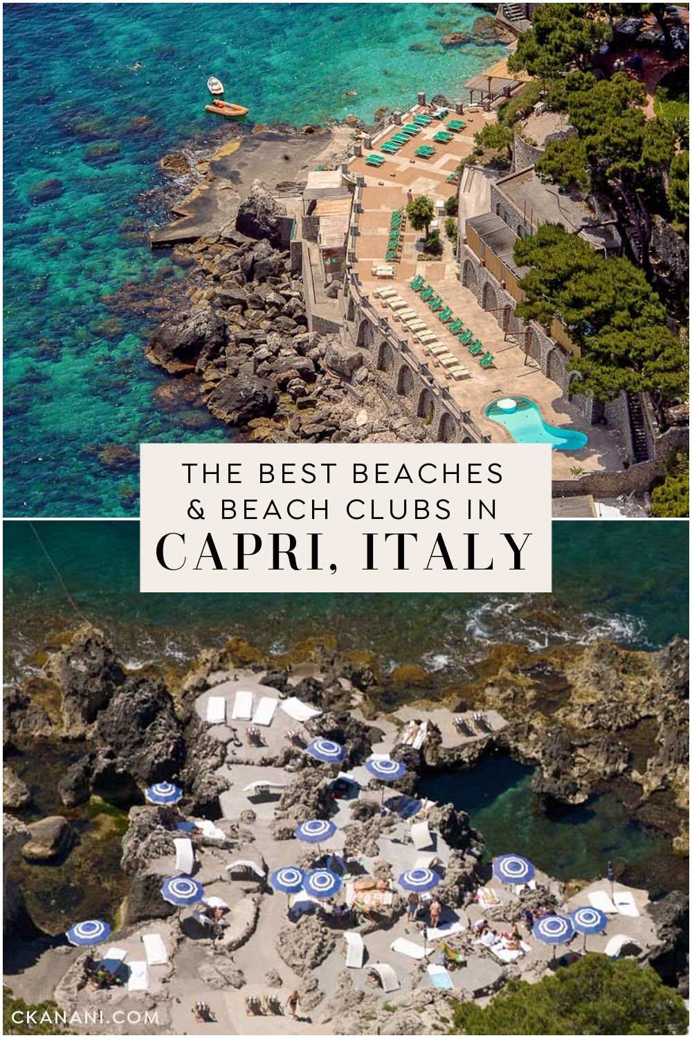 The best beaches in Capri (and beach clubs in Capri). things to do in Capri Italy, Capri things to do, Capri holiday, Capri itinerary, Amalfi Coast Italy, Italy destinations, Italy itinerary
