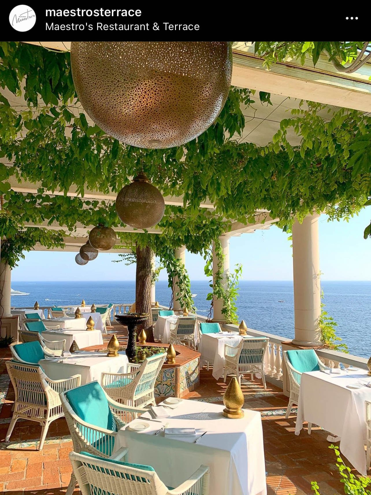 If you’re hunting for great Positano restaurants with a view, look no further than Maestro.