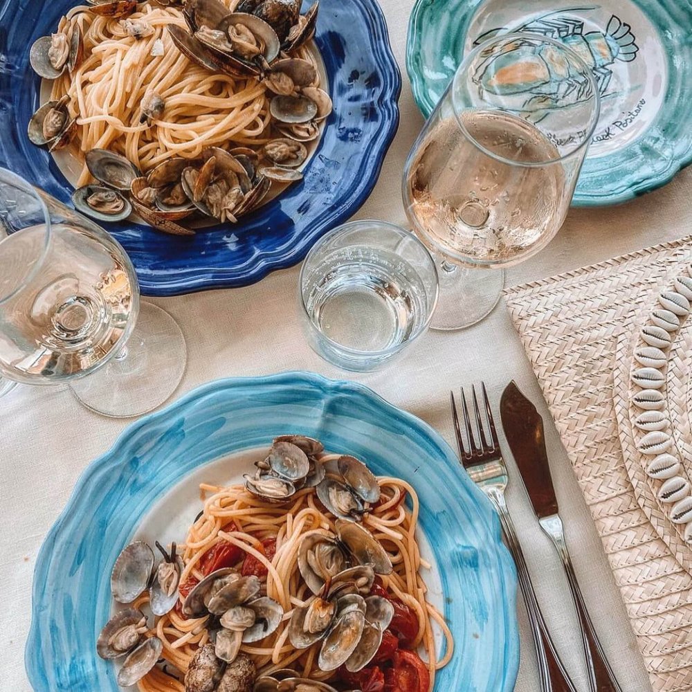 Fresh pasta from Chez Black, one of the most popular Positano restaurants Italy