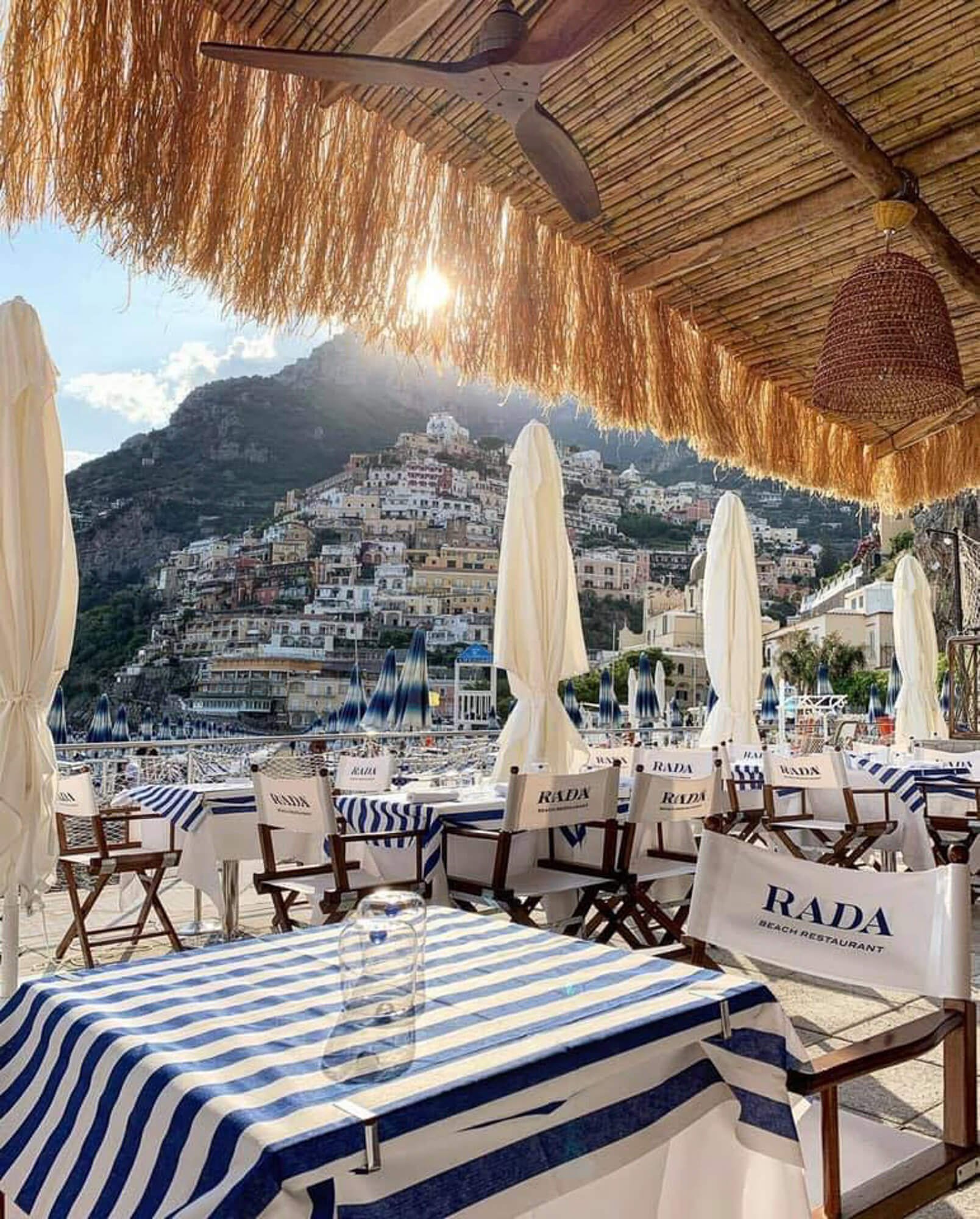 If you're in the mood for an upscale lunch at a Positano restaurant, go to Rada Beach Bistrot.