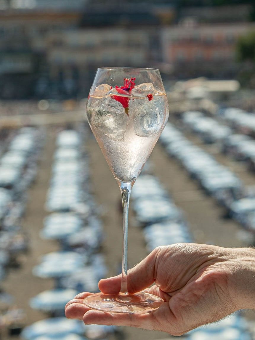 Fly Lounge Bar in Positano has arguably the best views of the main beach and delicious mixologist-crafted cocktails