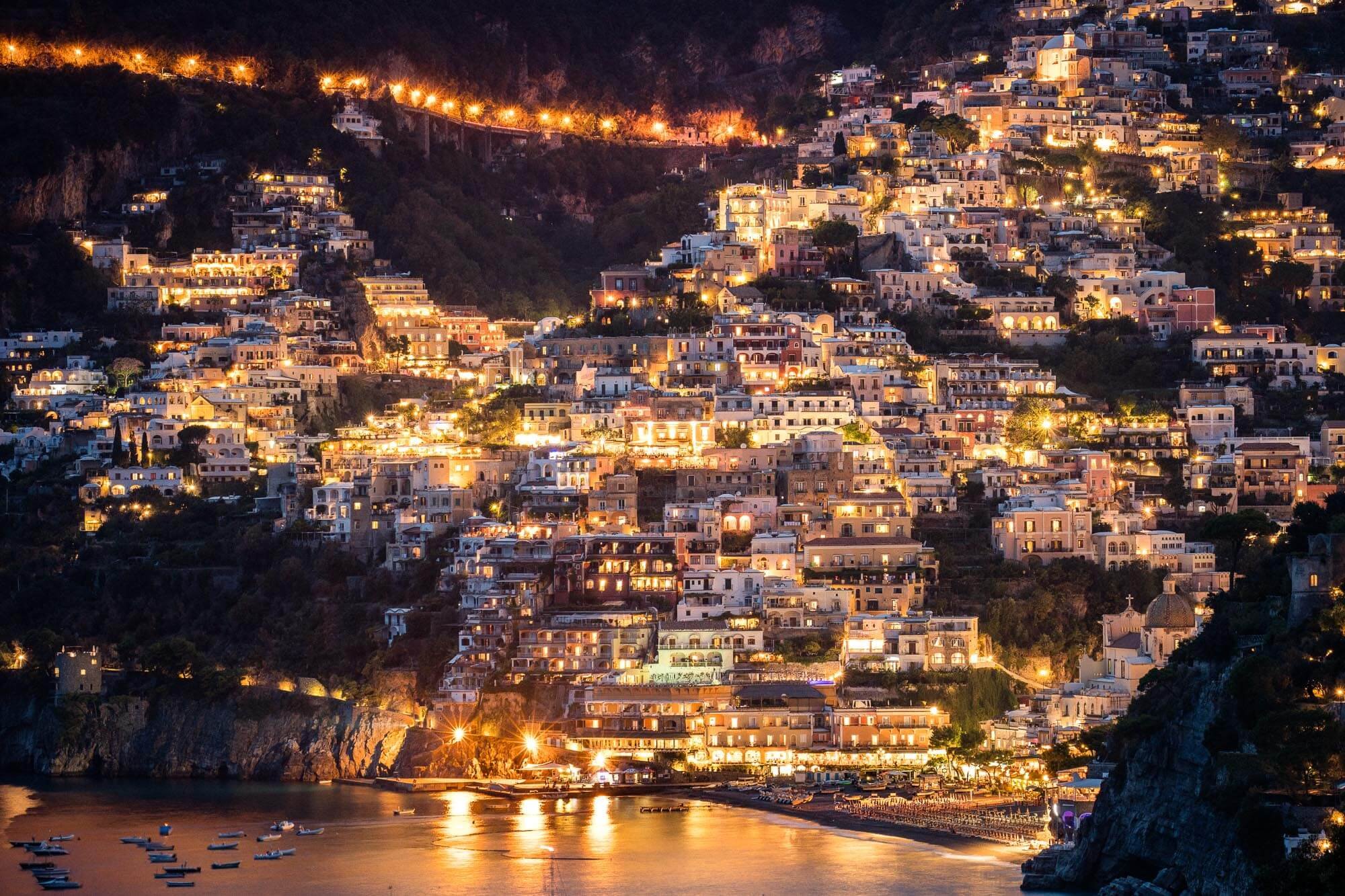 How to get to Positano: my favorite route is via ferry from Salerno to Positano.