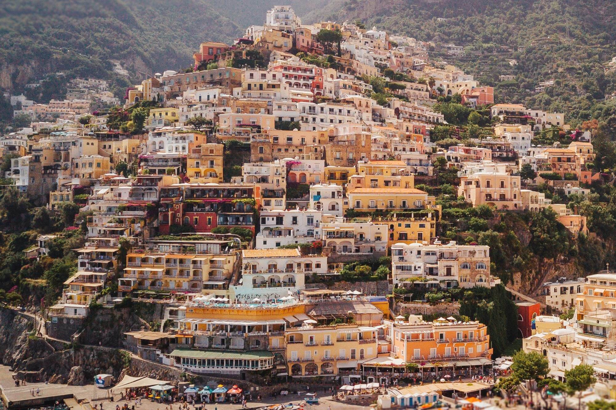 The easiest way to get from Florence to Positano is via train to Naples or Salerno. 