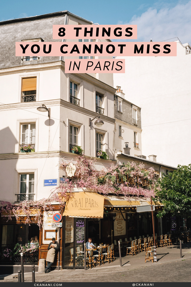 8 things you cannot miss in Paris! Paris tips / things to do in Paris / Paris holiday / Paris itinerary / Paris tips &amp; tricks / Paris France / 2 day Paris itinerary / what to do in Paris