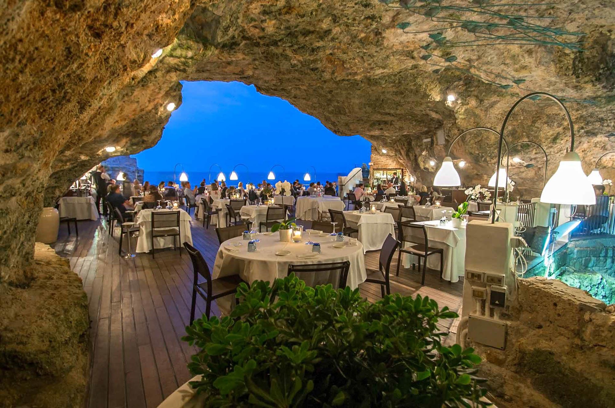 Infinito Prospettiva esiliare cave restaurant italy amalfi coast ...
