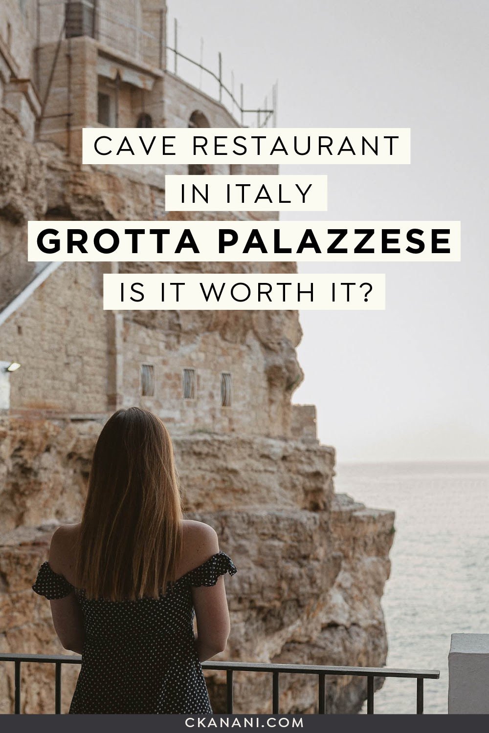 Grotta Palazzese: dining in a cave restaurant in Italy.  Italy restaurant cave, Italian restaurant in a cave, Puglia holiday, Puglia itinerary, Polignano a Mare restaurant, Puglia restaurant