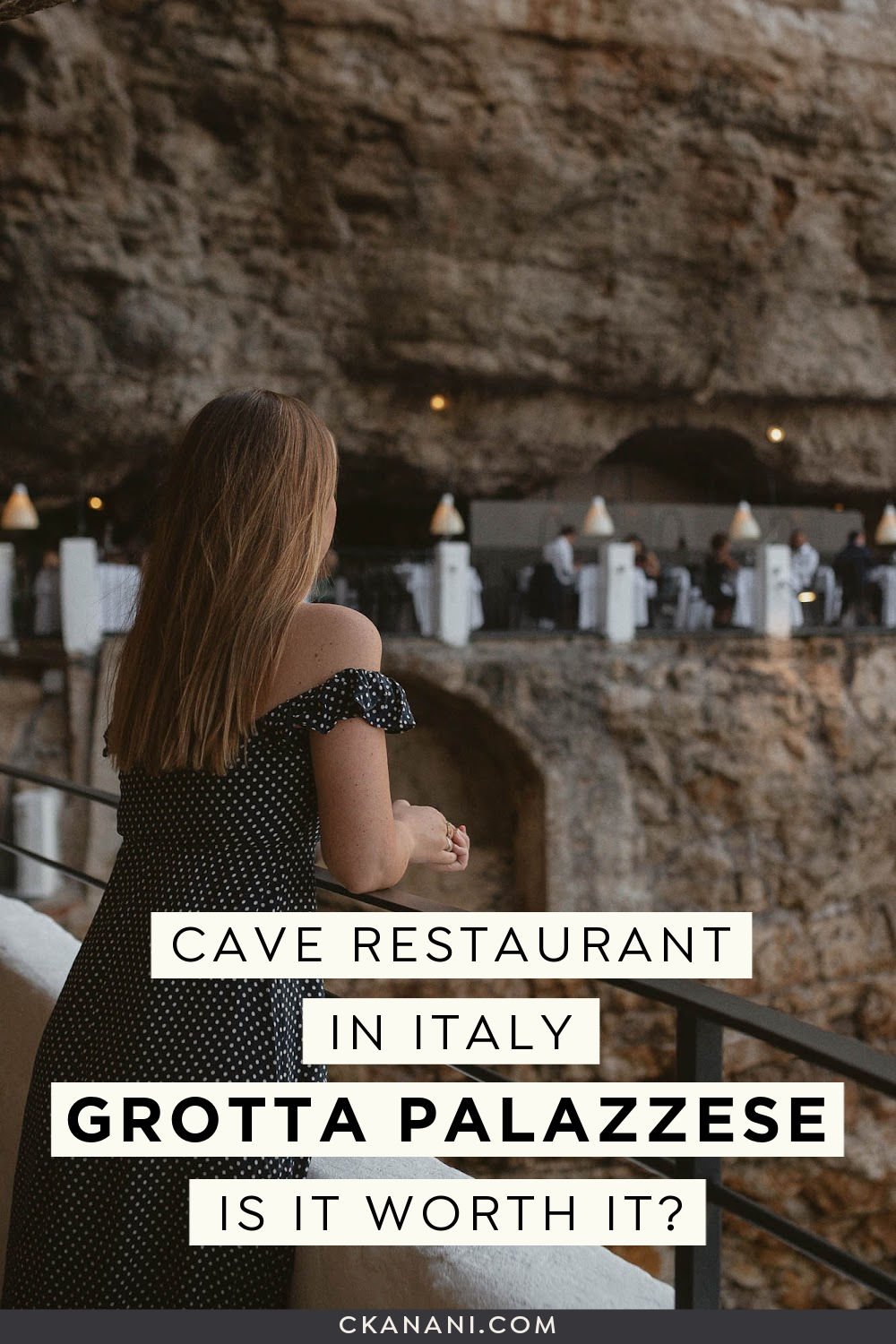 Grotta Palazzese: dining in a cave restaurant in Italy.  Italy restaurant cave, Italian restaurant in a cave, Puglia holiday, Puglia itinerary, Polignano a Mare restaurant, Puglia restaurant