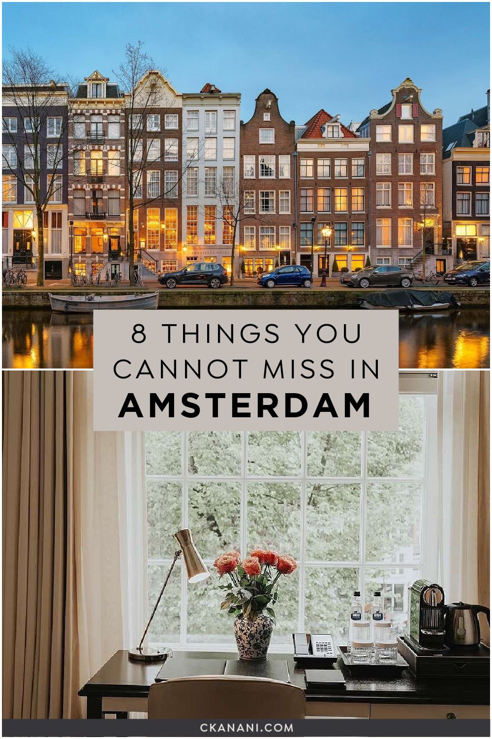 8 things you cannot miss in Amsterdam! 3 days in Amsterdam itinerary. Amsterdam travel tips, Amsterdam visit, Amsterdam itinerary, the Netherlands itinerary, Europe trip, Europe travel