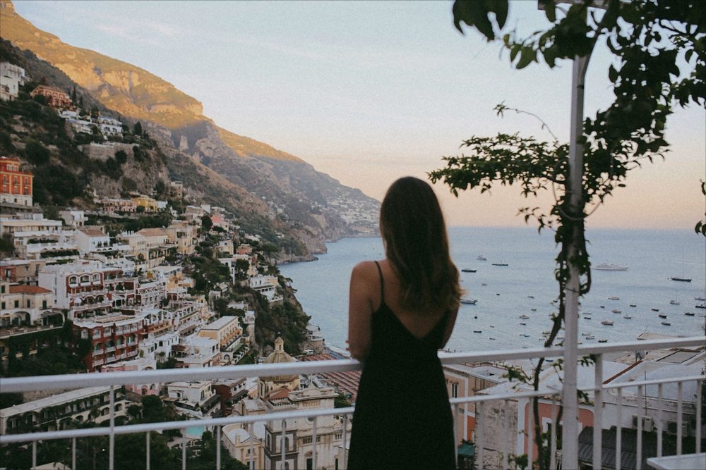 The prettiest views in Positano: Hotel Poseidon