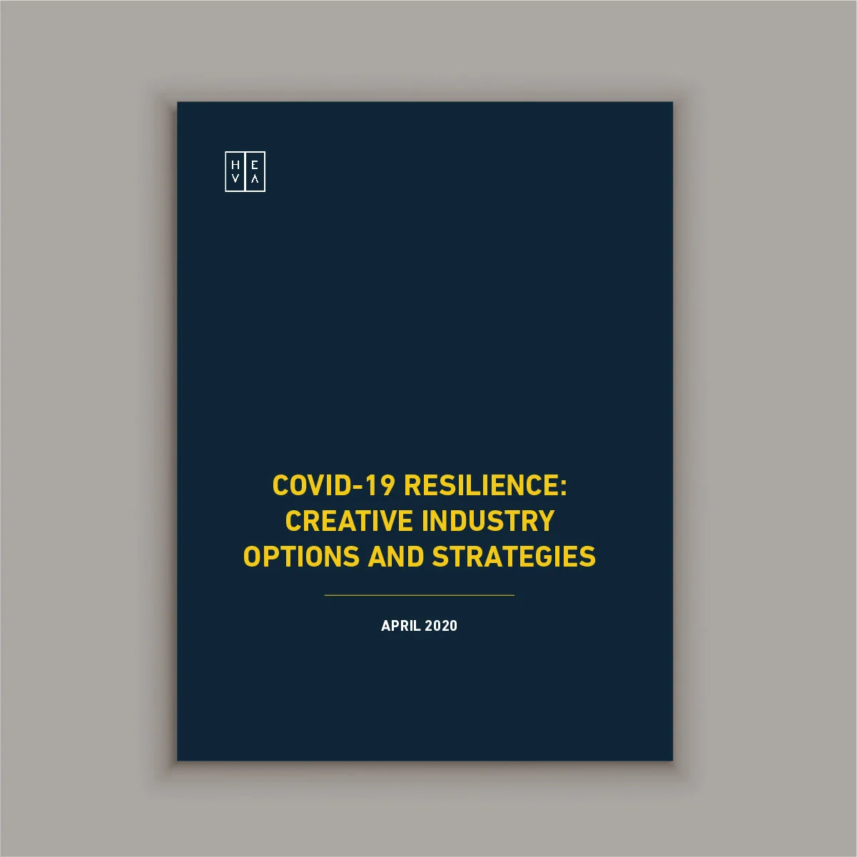 “COVID-19 Resilience: Creative Industry Options and Strategies” available for download below