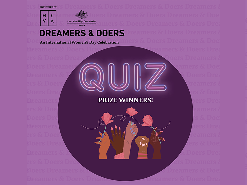Dreamers and Doers: Quiz Prize Winners