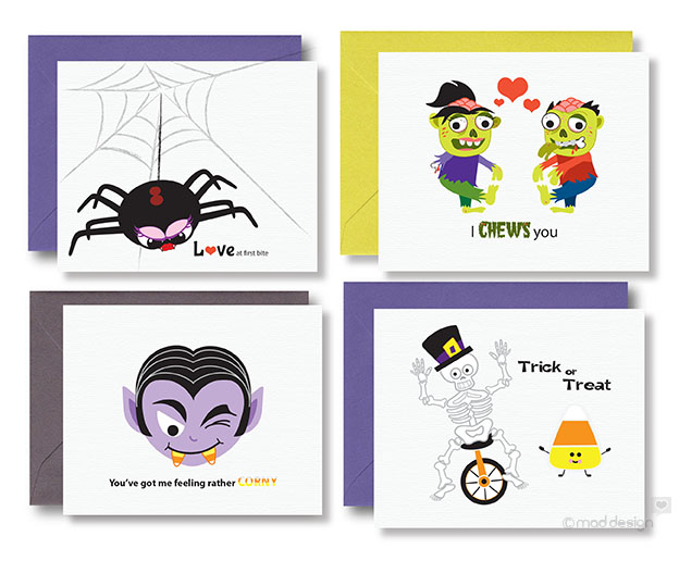 Fun Halloween cards available in my shop 