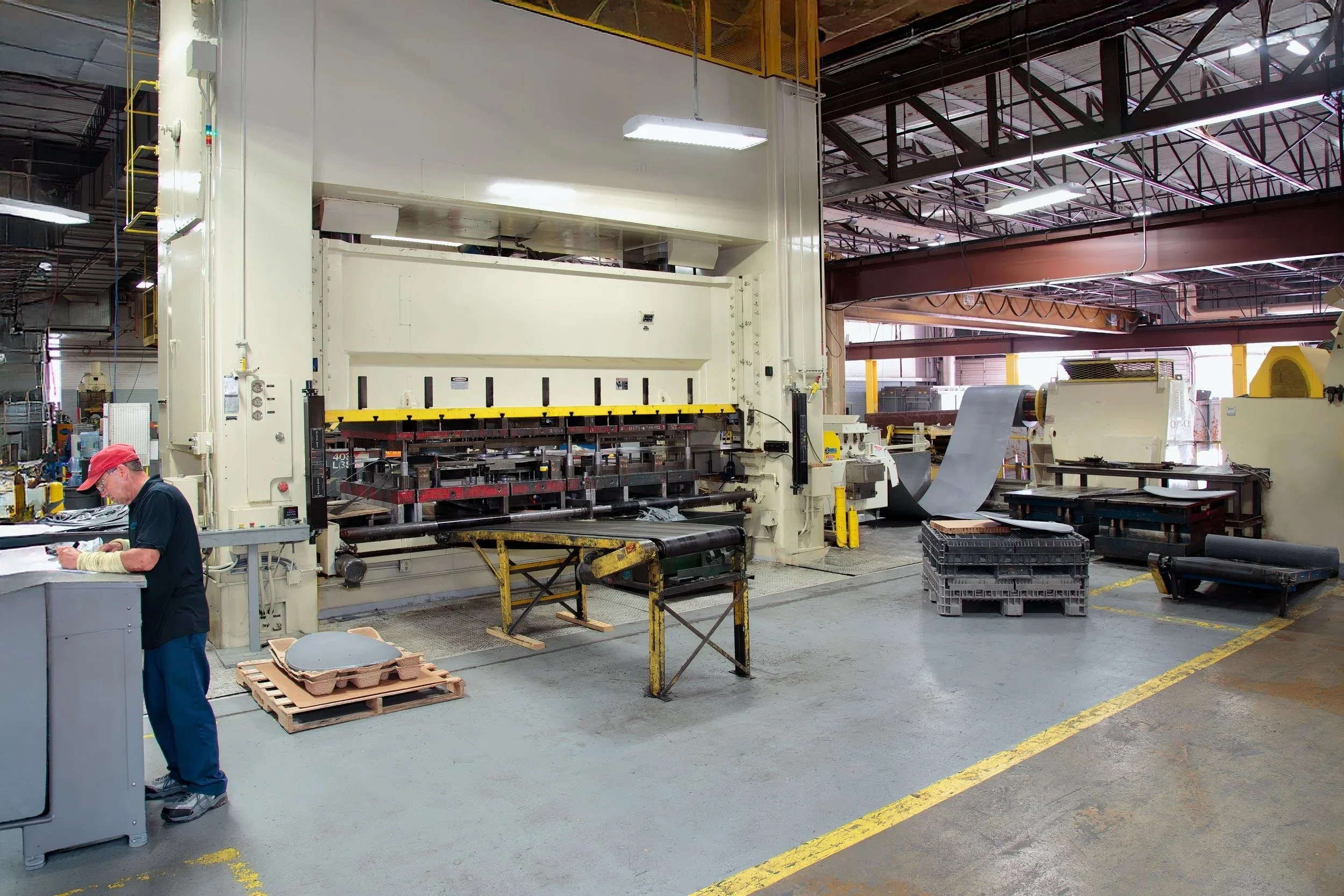 Precision Metal Stamping at a Large Industrial Manufacturing Plant